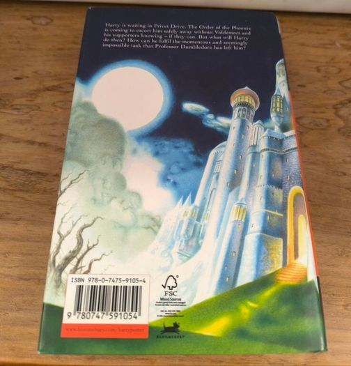 Harry Potter And The Deathly Hallows First Edition