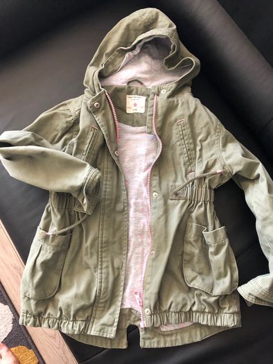 Girl khaki autumn jacket 6/7yrs