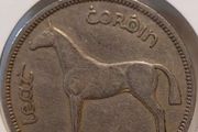 Coin 1955,1967 Irish Half Crown Coin Old Ireland Vintage 1/2c Horse Harp