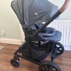 Joie Chrome DLX Pram & Bassinet - moonlight