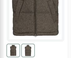 Gant Wool Padded Vest Body-Warmer Warm Khaki