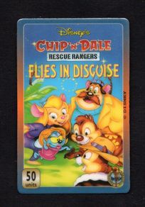 United Kingdom 50 unit Walt Disney Flies in Disguise Phone Card