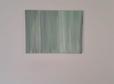 Acrylic Painting - Green Abstract