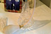 Vintage Etched Glass Atomiser