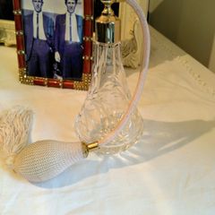 Vintage Etched Glass Atomiser