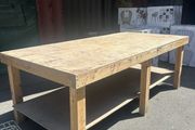 Heavy Duty Wooden Work Bench 244cm Workshop Table