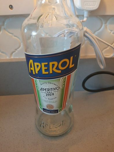 Aperol Spritz Bottle Lamp