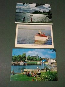 3 old postcards of River Shannon Ireland Roscommon Westmeath Leitrim Irish