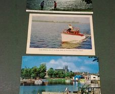 3 old postcards of River Shannon Ireland Roscommon Westmeath Leitrim Irish