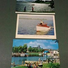 3 old postcards of River Shannon Ireland Roscommon Westmeath Leitrim Irish