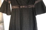 karen millen black dress size 10