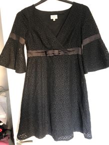 karen millen black dress size 10