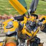 battle damaged bumblebee 3d printed and custom painted Image 3