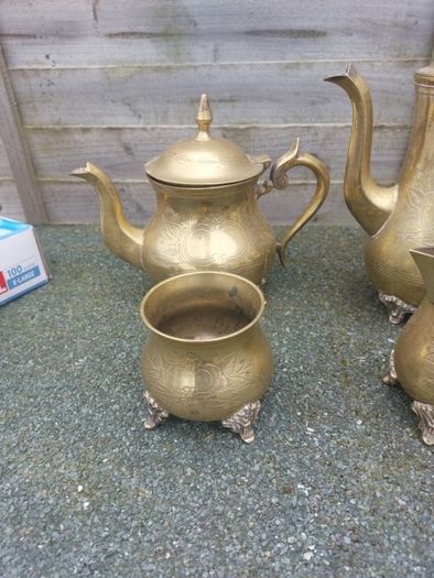brass tea/ coffee set
