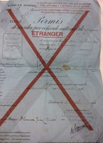 WW1 - French Voluntary Aid Detachment Papers