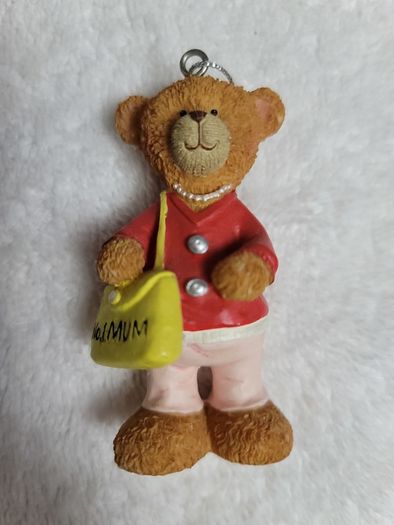 Ornament Teddy No. 1 Mum Number 1 Mum Mother Mom Mam