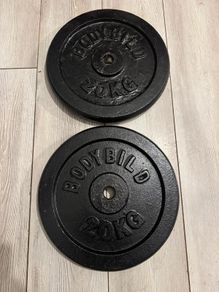 2 x 20KG Weight Plates Standard Size