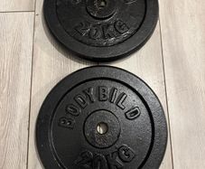 2 x 20KG Weight Plates Standard Size