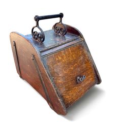 Victorian Oak Coal Box