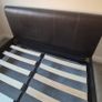 Beautiful 4ft 6 Leather Double Bed Frame Image 3