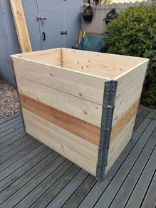 CHUNKY raised bed planter pallet collars