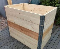 CHUNKY raised bed planter pallet collars