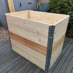 CHUNKY raised bed planter pallet collars