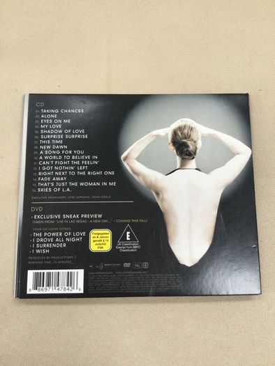 celine dion taking chances rare cd/dvd edition hits live