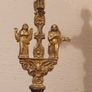 Very Rare Antique French Gothic Revival Calvary Crucifix Gilded Spelter ...