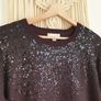 The White Company Sequin Wool/ Cotton Knitted Jumper Size Uk 12 Image 5