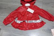New red baby jacket