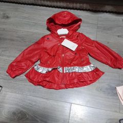 New red baby jacket