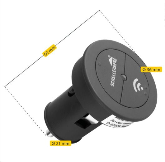 Schellenberg 60932 Garage Door Remote Control Radio Transmitter 2 Channel 868.4 MHz Open Gate from The Car,