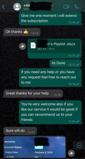 IPTV IRELAND Subscription 12 Months