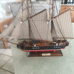 Vintage Classical Ship Model, "Goletta Siglo XIX
