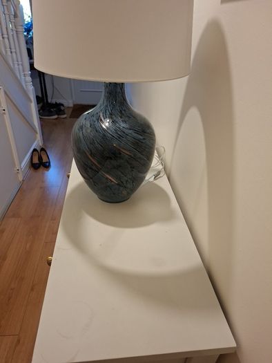 Hall table and lamp