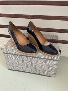 shoes wedge navy Pedro Anton size 40 wedge shoes