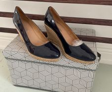 shoes wedge navy Pedro Anton size 40 wedge shoes