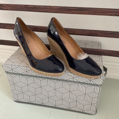 shoes wedge navy Pedro Anton size 40 wedge shoes