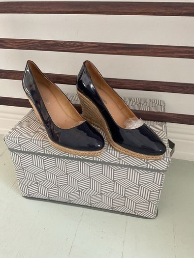 shoes wedge navy Pedro Anton size 40 wedge shoes
