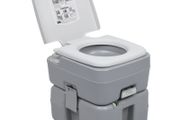 Portable Camping Toilet Grey 20+10 L