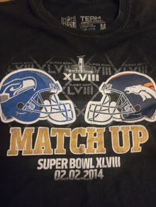 Superbowl t shirt size medium