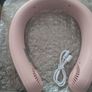 Neck fans usb tyc c rechargeable white blue pink Image 4