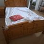 Double Bed and matching locker and chest of Drawers and Wardrobe Image 2