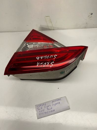 2015 Skoda Superb mk2 Rear Boot Light Driver Side Facelift 3t5945094b A2l16b2s