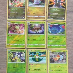 14x Pokemon Cards Bundle - Green Grass & Dragon Type