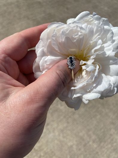 Vintage ladies 9ct gold  dress ring