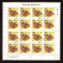 2000 Ireland Fauna & Flora (Butterflies) Commemorative Stamps Sheetlet Plate 1A1A1A1A Fine CDS Used with Dublin cancel of 6th September 2000 (First day of issue) Image 2