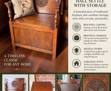 Monks bench, settle, table, storage