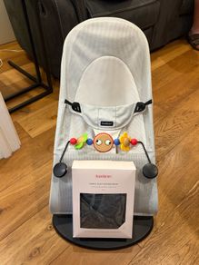 Baby Bjorn Bouncer with Toy Bar and Spare Cover